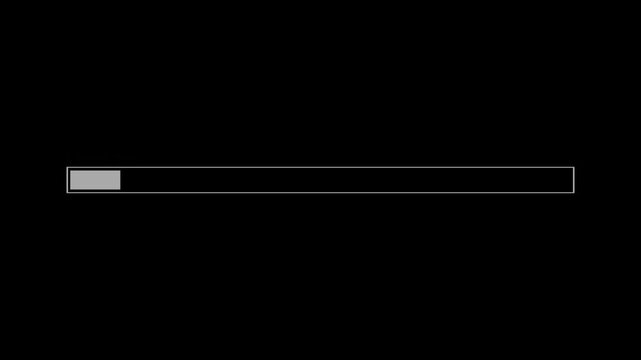 Its Totally transparent alpha format. .2024 Loading Progress bar loading as we approach in yt video. video animation of loading bar. Load animation.