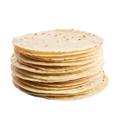 Stack of Fresh Almond Flour Tortillas for Healthy Eating Options