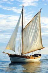 Fototapeta premium School season, youth set sail: sailing to the ocean of dreams
