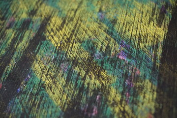Fototapeta premium Yellow and black mix watercolor paint brush background, Colorful paint splatter surface backdrop, Grungy mix paint color splash surface backdrop