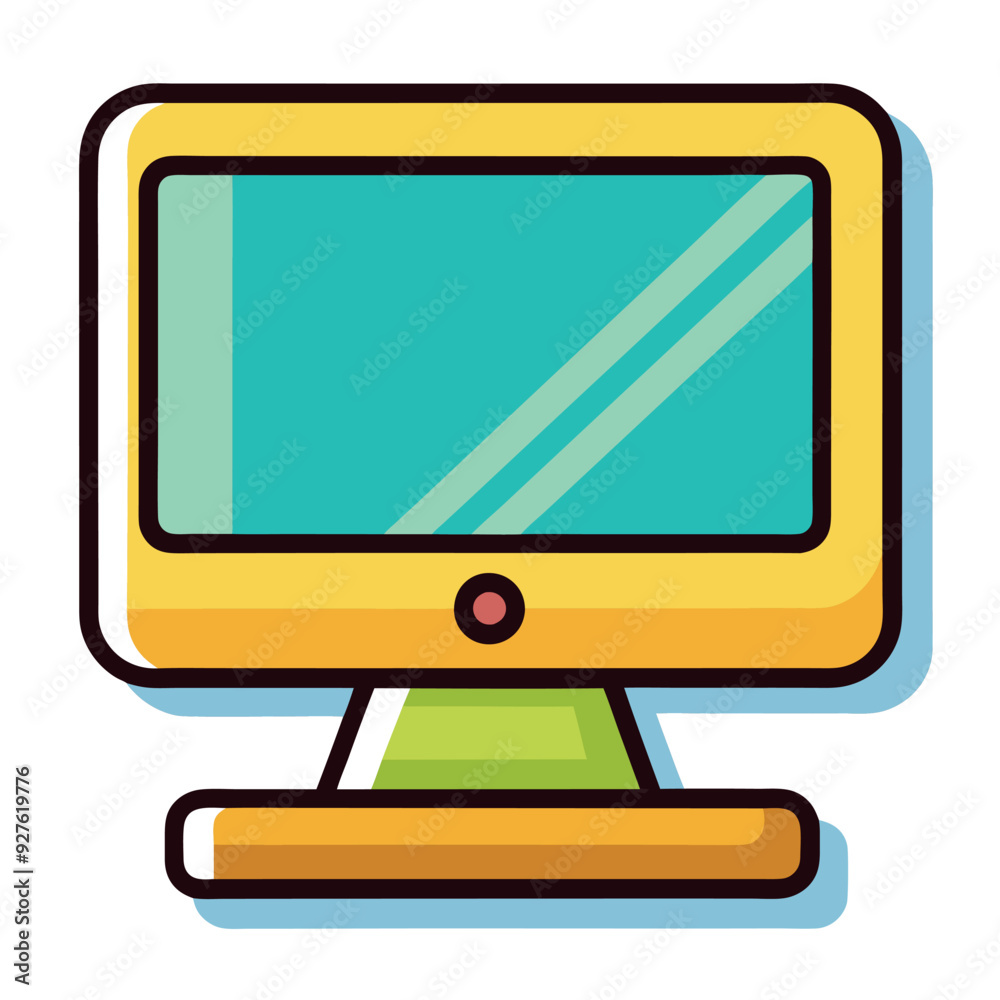 Aufkleber computer screen for home office and digital display