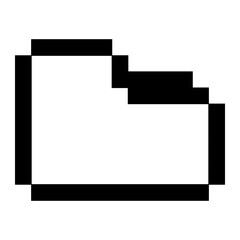 pixel art style of folder icon, file icon