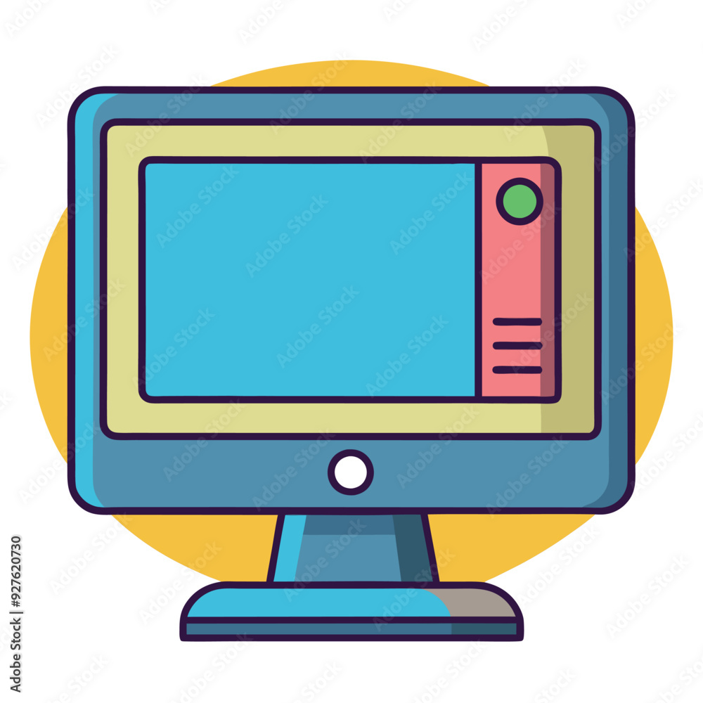 Poster computer screen for home office and digital display