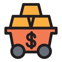 Gold mine icon