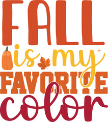 Fall is my favorite color