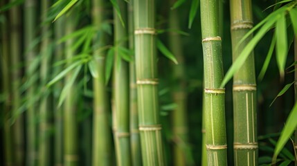 Fototapeta premium Close-up of Bamboo Forest