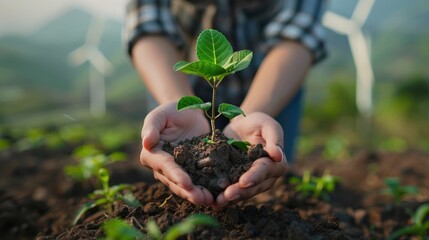 Holding a New Life, Green Future