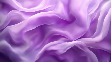 Obraz premium A close-up view of delicate purple fabric draped elegantly in soft folds
