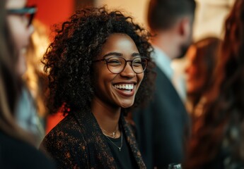 Conference attendees chat and network, building connections while attending workshops and business sessions.