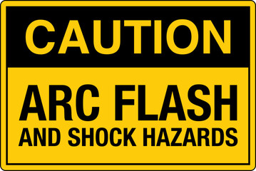 Obraz premium OSHA Safety Sign Marking Labe...