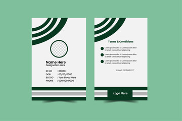 Modern Identity Card.Modern and minimalist id card template,Creative id card design for your company employee.
Vector id card template, Modern colorful icon collection.Abstract professional id card de
