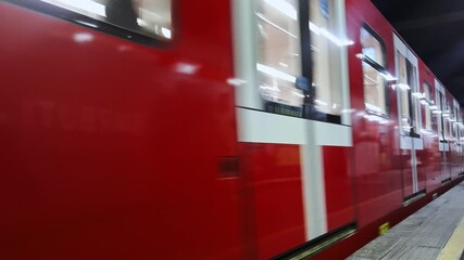 underground of milan, italy, 16th august 2024