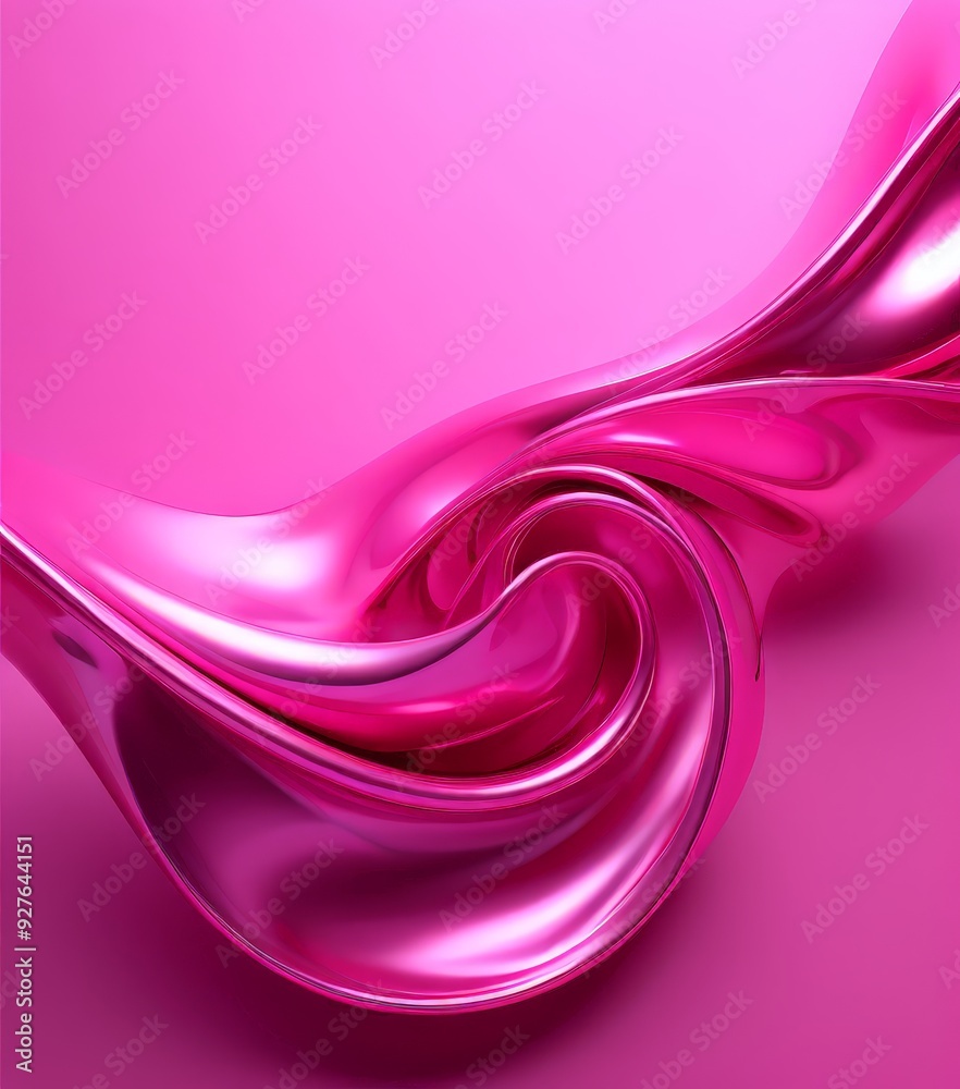 Poster pink abstract background with smooth lines
