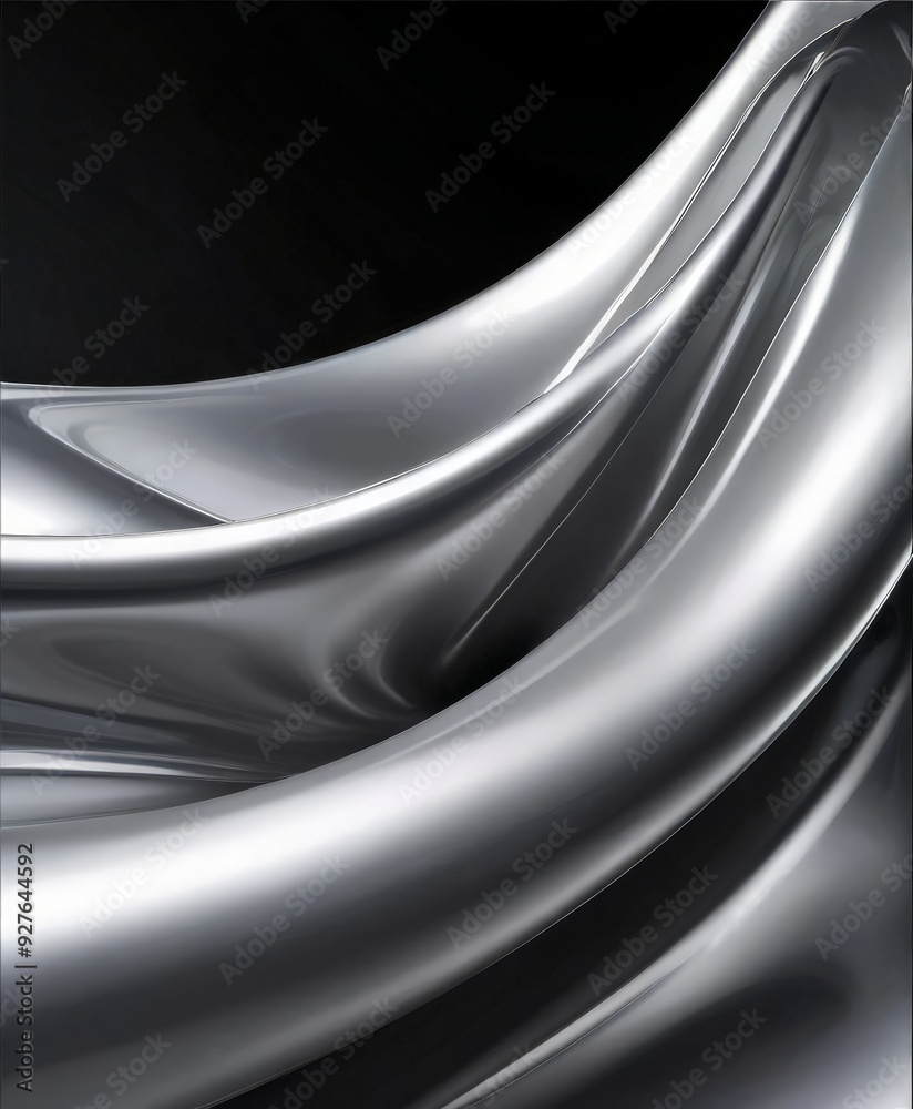 Poster black and white abstract background with smooth
