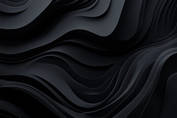 Fototapeta premium Abstract Black Wave Geometry background