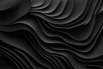 Obraz premium Abstract Black Wave Geometry background