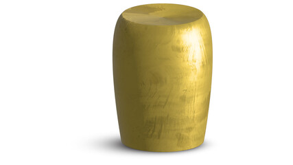 Gold 3d metal table pedestal stands clean style for product banner