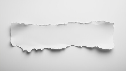 A single piece of white paper