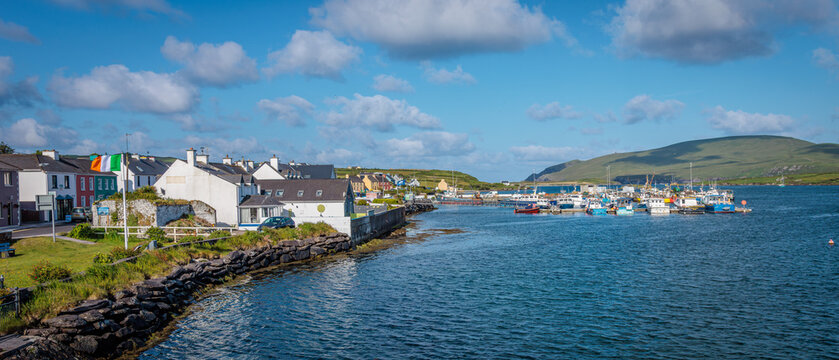 Portmagee, Ireland - June 9 2024 "Small town on the Ring of Kerry Road"