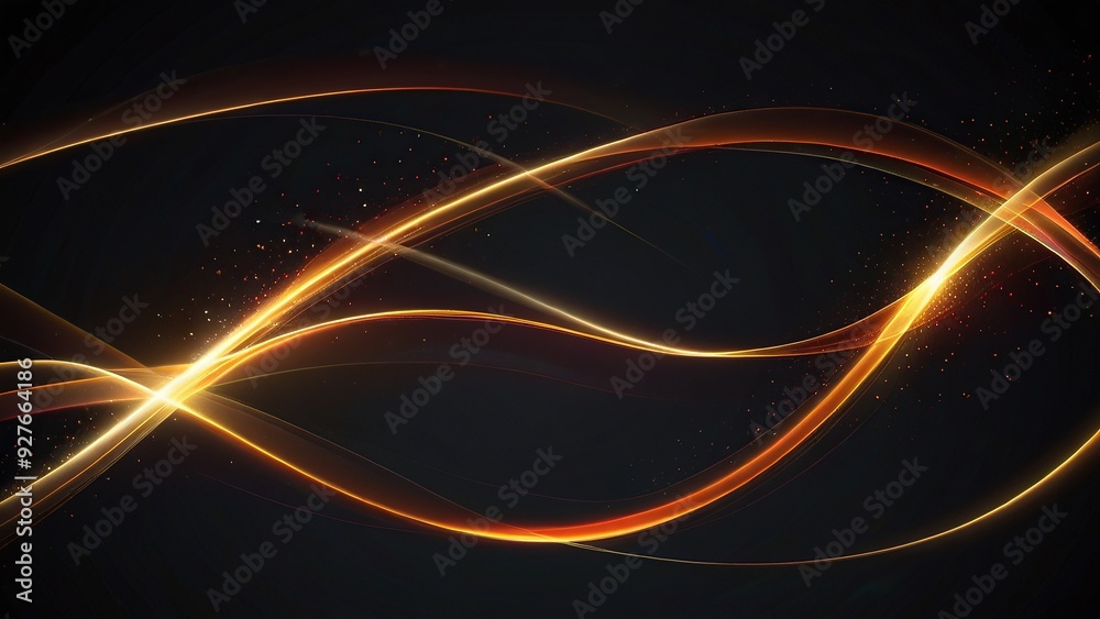 Wall mural Free New colarful glowing shiny lines affect the vector background 