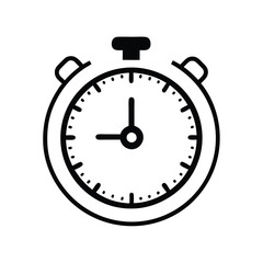 Obraz premium Alarm Clock icon vector illustration 