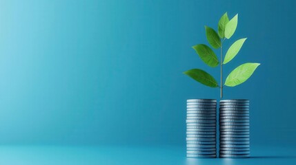 Prosperity and innovation, economic trends, future growth, 3D illustration