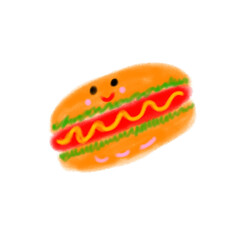 Hotdog art