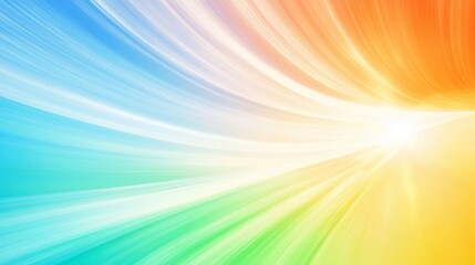 Obraz premium Color gradients: Use gradients of color, such as transitions from blue to orange or green, to create an atmosphere of youthful energy and hope that attracts new eyes.