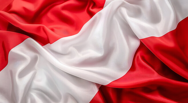 The background of the Austrian flag - Powered by Adobe