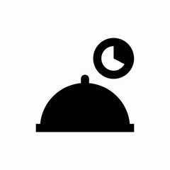 hotel bell service time icon