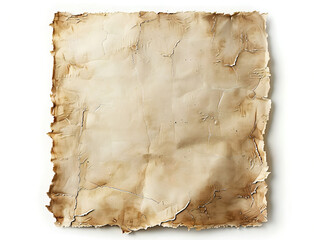 Fototapeta premium Blank Vintage Paper Texture: Aged, Wrinkled, Invitations, and Design Projects - Perfect for Retro, Rustic, and Antique Themes