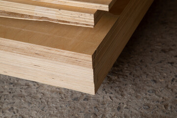 Plywood for construction.Finishing material. Building material.