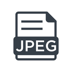 jpeg icon design vector template