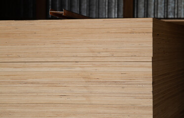 Plywood for construction.Finishing material. Building material.