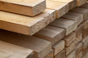 Edged boards.Building material.The material is made of wood