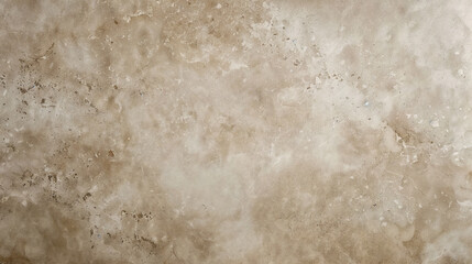 A close-up of a textured surface with a mottled beige color, suggesting an aged or weathered material.