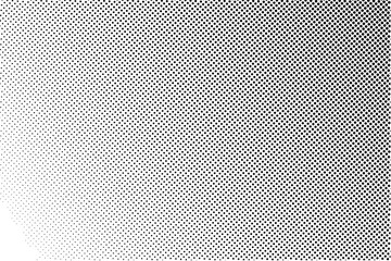 Points. Gradient texture. Grunge halftone grid background. White and black sand noise. Retro pixelated vector backdrop