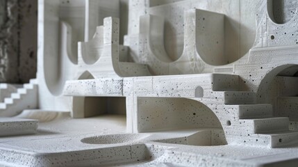 Concrete made with polystyrene