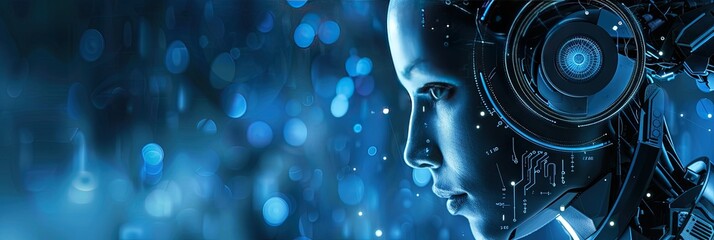 Artificial intelligence technology and data science concept