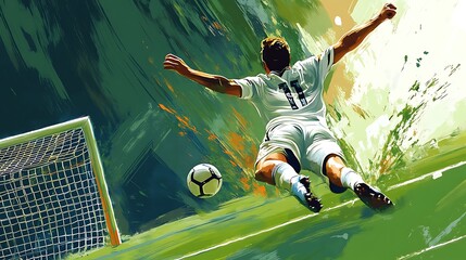 Soccer Player Backflip Goal Celebration