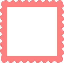 Square frame Bumpy Edge