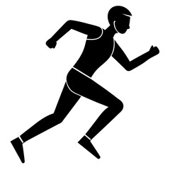 running silhouette