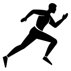 running silhouette