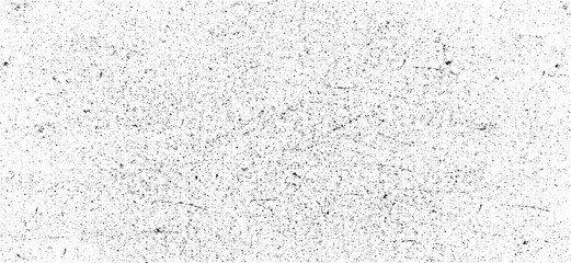 Snow, stars, twinkling lights, rain drops on black background. Abstract vector noise. Small particles of debris and dust. Distressed uneven grunge texture overlay.