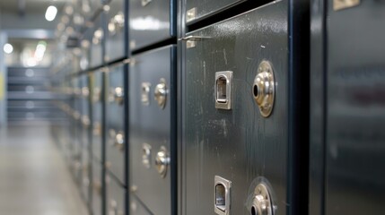 Lockable storage boxes with numerical code