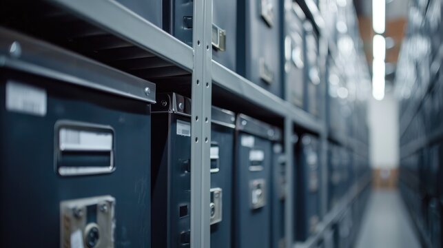 Lockable storage boxes with numerical code