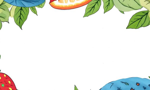 Fruits and Vegetables Frame