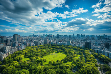 panorama of the city