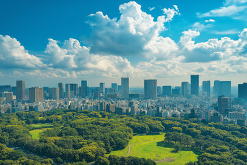 view of the city