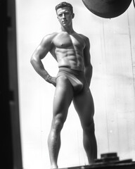 Ship Deck 1950s Sailor